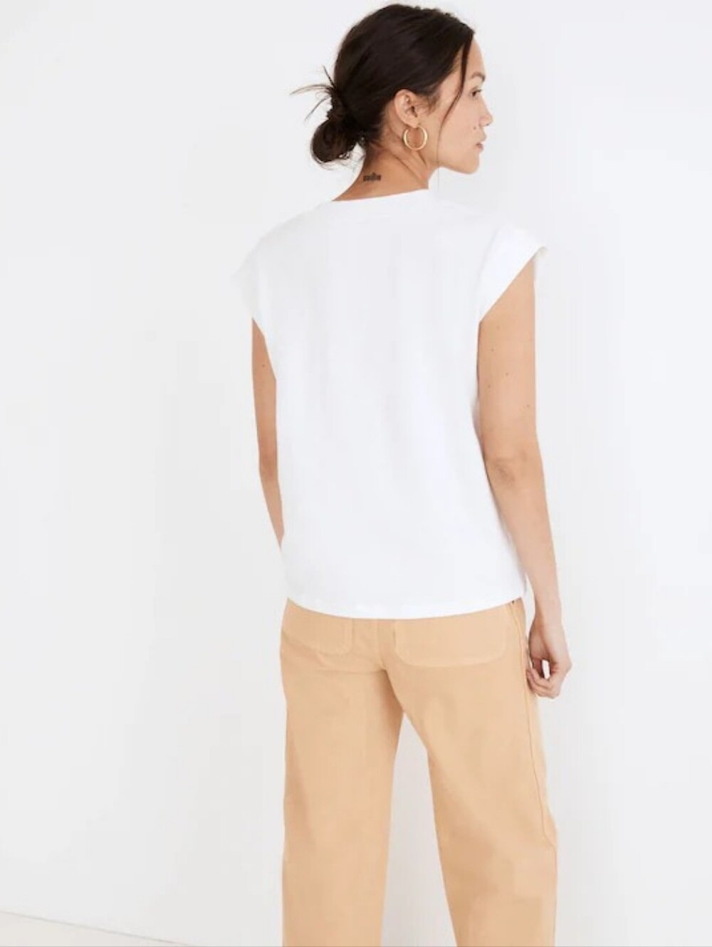 Garment-Dyed Henley Muscle Tee - Picture 8 of 8